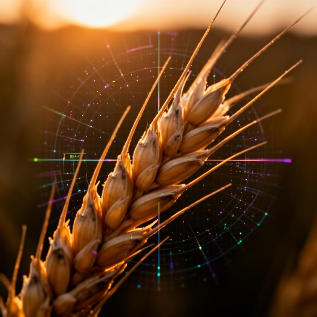 Análise fenotípica de espiga de trigo